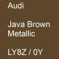 Preview: Audi, Java Brown Metallic, LY8Z / 0Y.